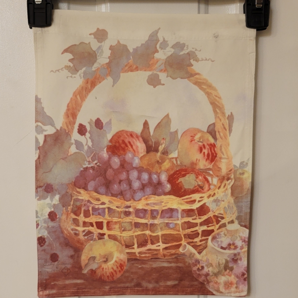 Flower Basket Garden Flag